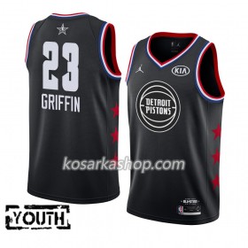 Dres Detroit Pistons Blake Griffin 23 2019 All-Star Jordan Brand Crna Swingman - Dječji